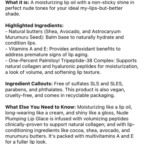 Nudestix Lip Glacé Plumping Lip Oil Lipgloss in Nude Cherry 00 BNIB - Picture 15 of 16